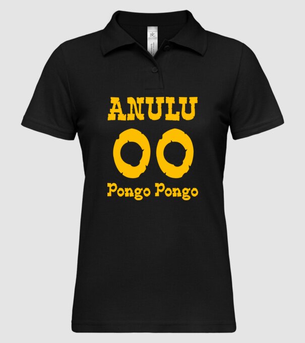 Anulu 00 Pongo Pongo minta fekete pólón
