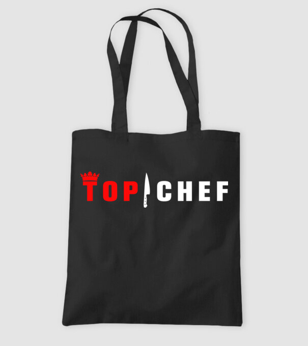 Top Chef minta fekete pólón
