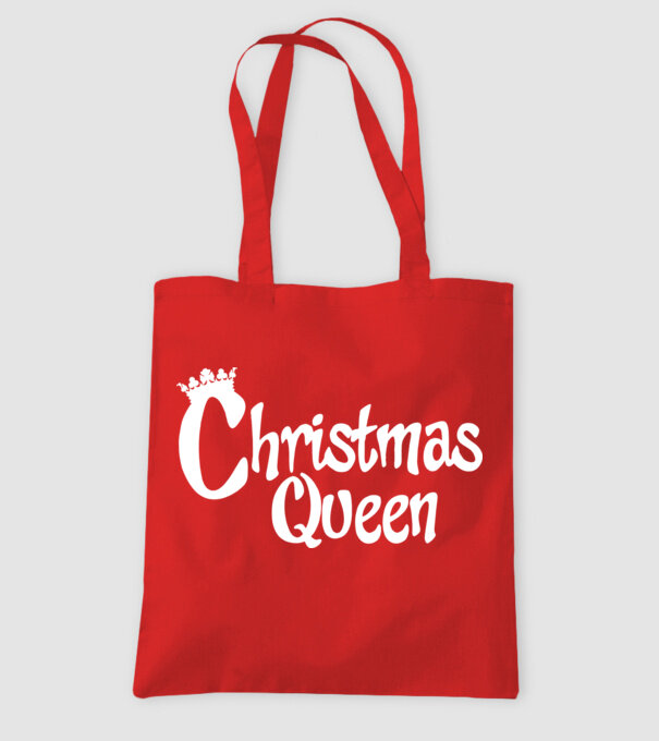 Christmas Queen minta piros pólón
