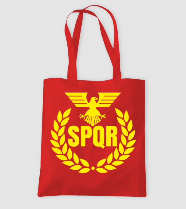 SPQR minta piros pólón