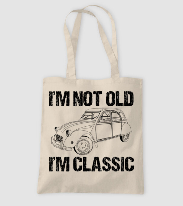 Not Old - Classic minta homokszín pólón