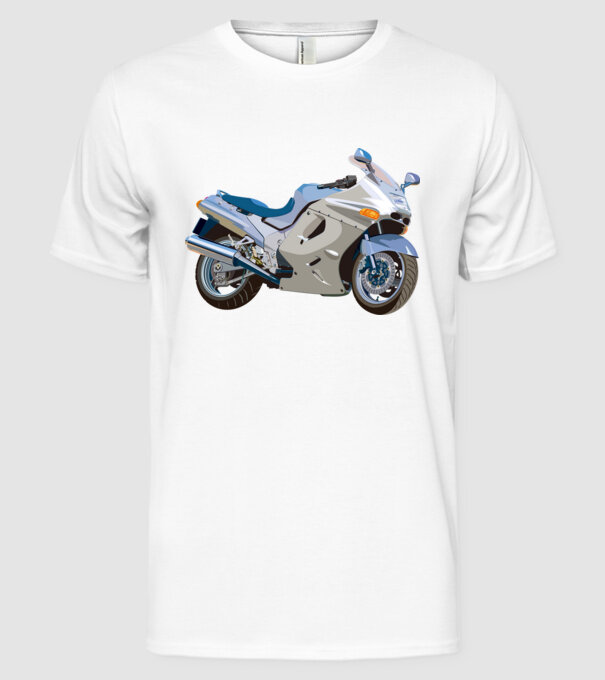 Moto GP minta fehér pólón