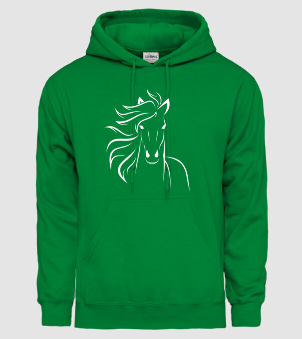 Tribal Mustang minta zöld pólón