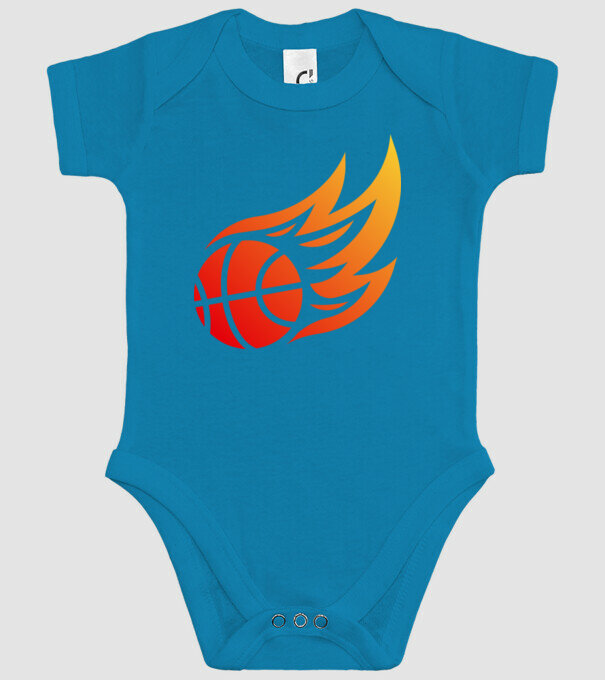 FireBall minta türkiz pólón