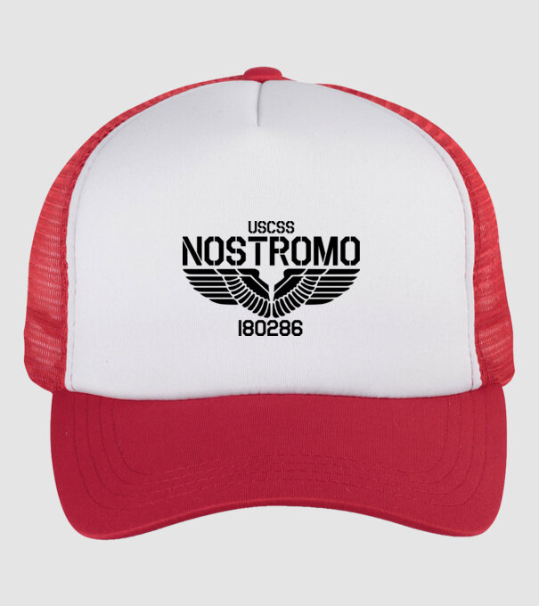 USCSS Nostromo minta fehér/piros pólón