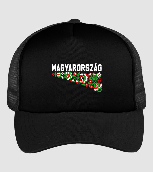 Magyarország  minta fekete pólón