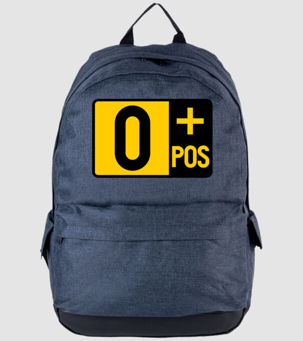 0 rh POS minta farmerkék pólón