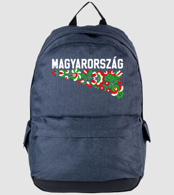 Magyarország minta farmerkék pólón