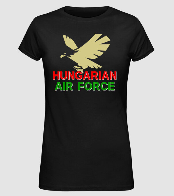 HunAF minta fekete pólón