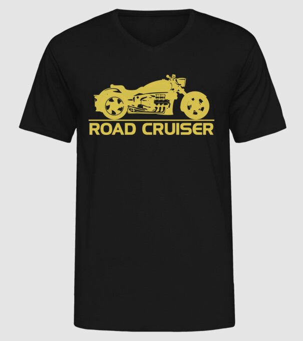 Road Cruiser minta fekete pólón