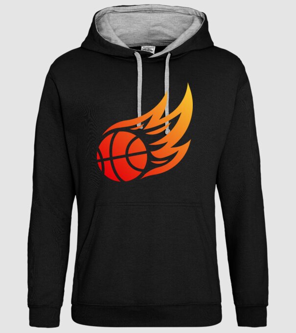 FireBall minta fekete pólón