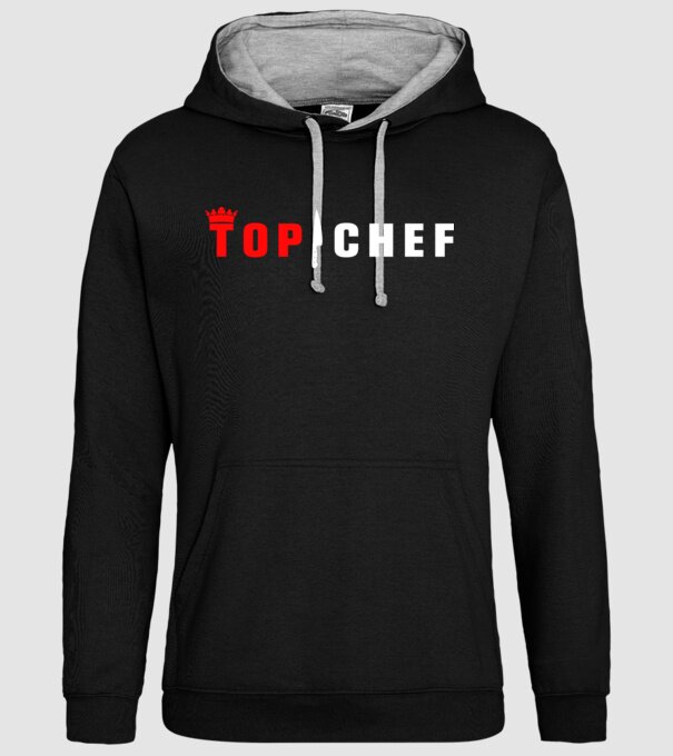 Top Chef minta fekete pólón