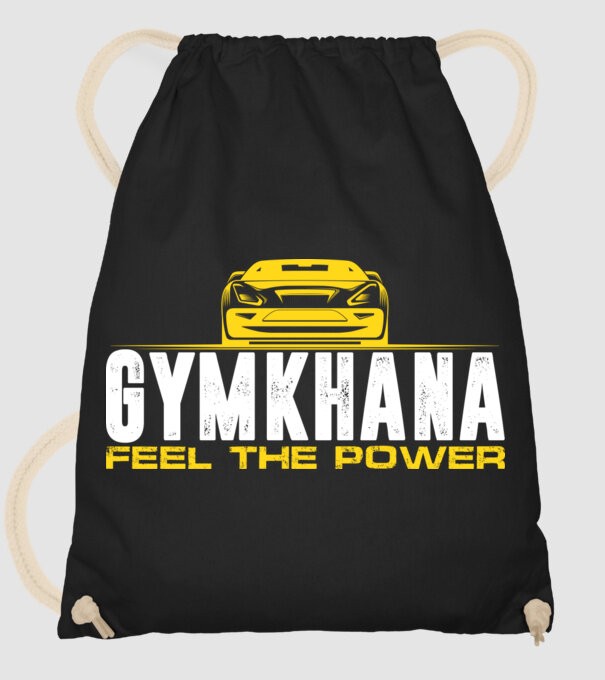 Gymkhana  minta fekete pólón
