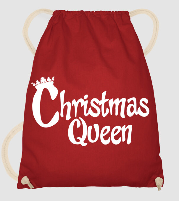 Christmas Queen minta piros pólón