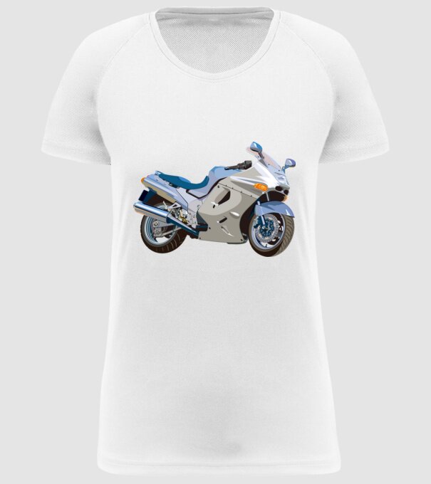 Moto GP minta fehér pólón