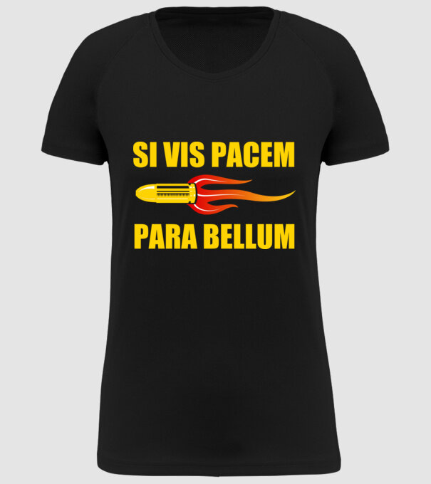 Si Vis Pacem Para Bellum  minta fekete pólón