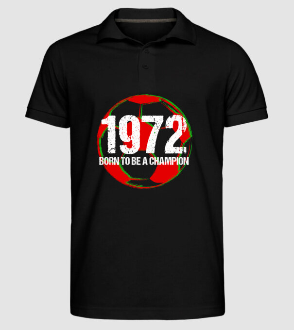 1972 Champion minta fekete pólón