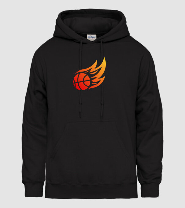 FireBall minta fekete pólón