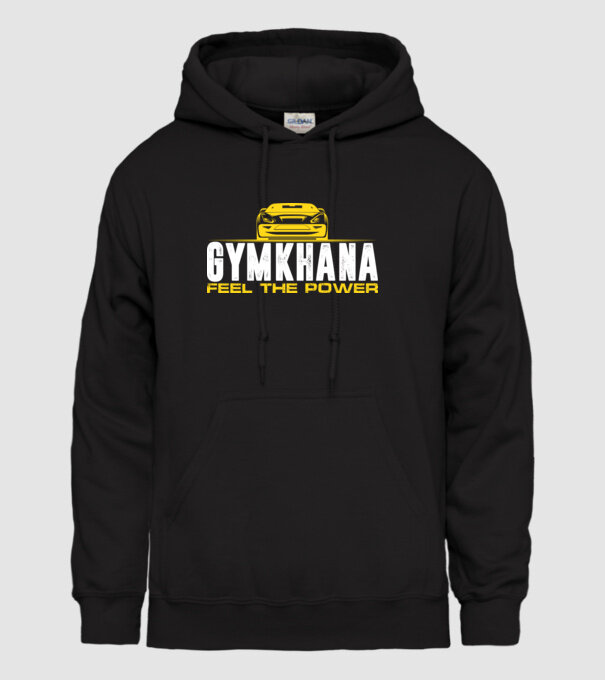 Gymkhana minta fekete pólón