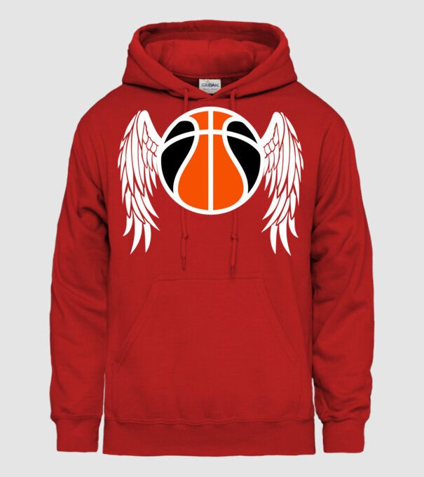 Basket Wing minta piros pólón
