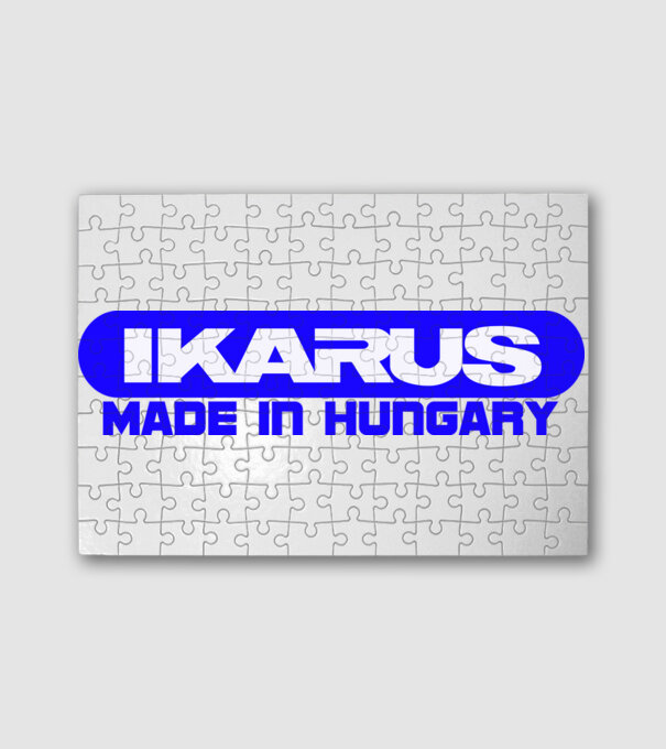 Ikarus (Hungarikum) minta fehér pólón