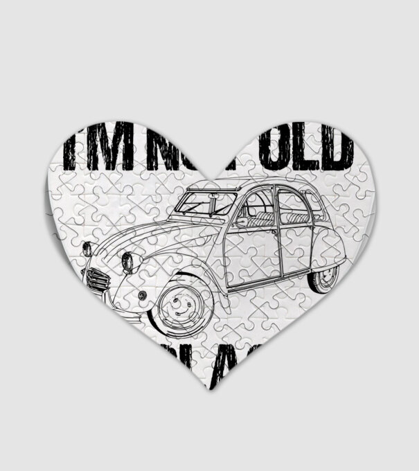 Not Old - Classic minta fehér pólón