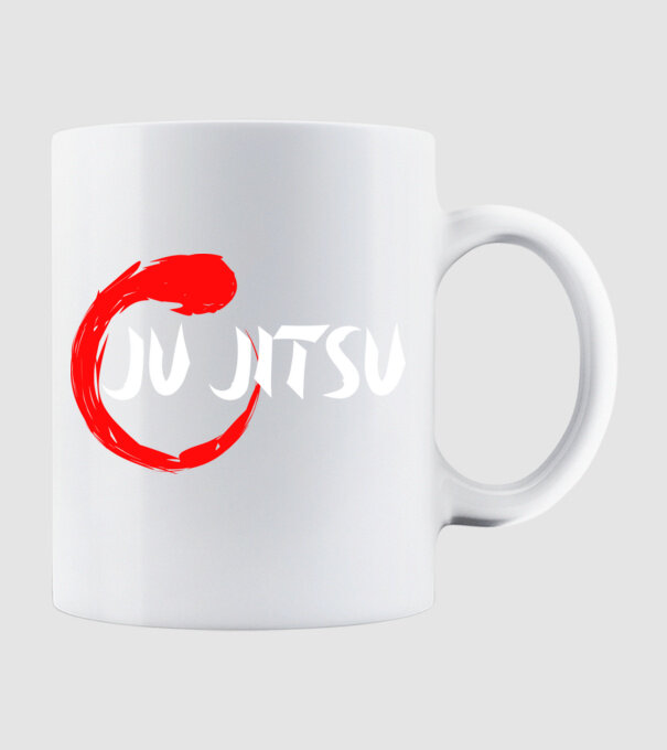 Ju Jitsu minta fehér pólón