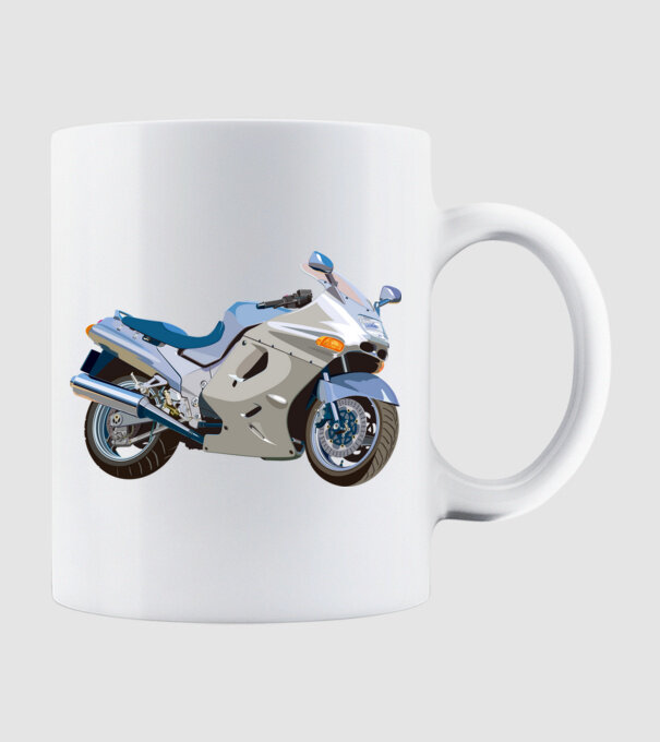 Moto GP minta fehér pólón