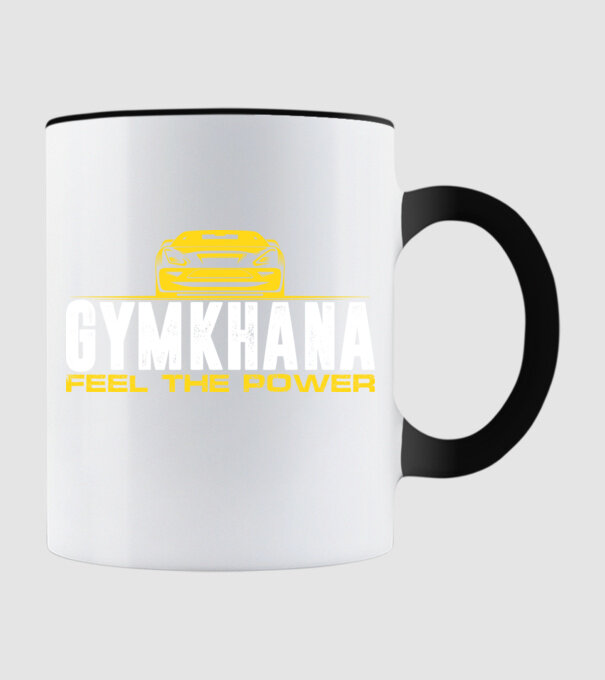 Gymkhana minta fekete pólón