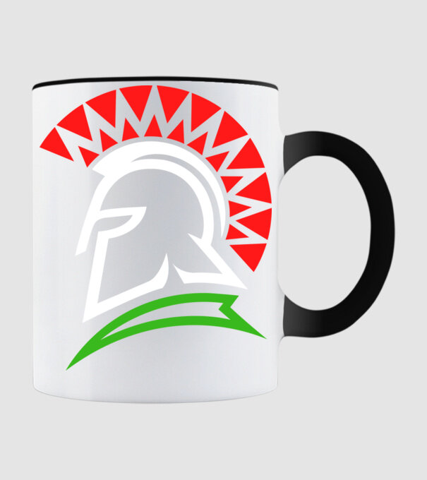 Sparta (hun style)  minta fekete pólón