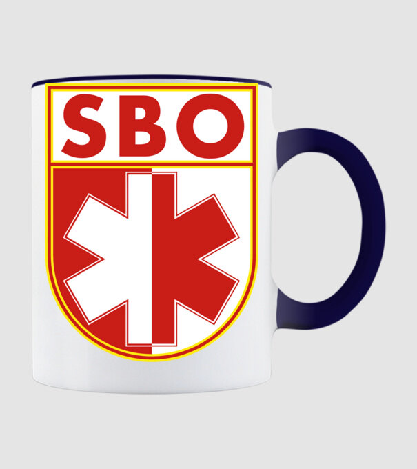 Ambulance SBO minta sötétkék pólón