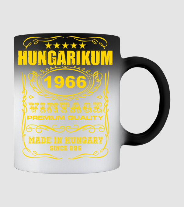 Hungarikum 1966 minta fekete pólón