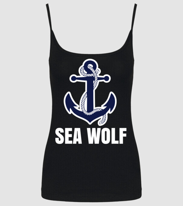 Sea Wolf minta fekete pólón