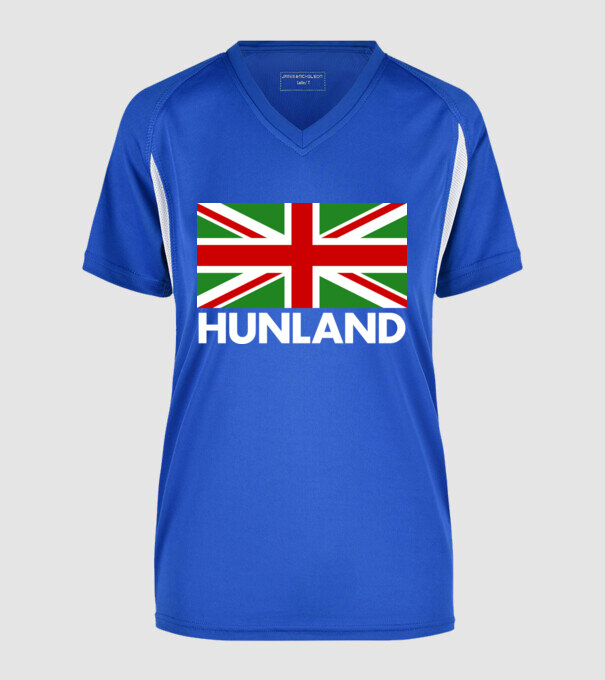 HunLand minta királykék pólón