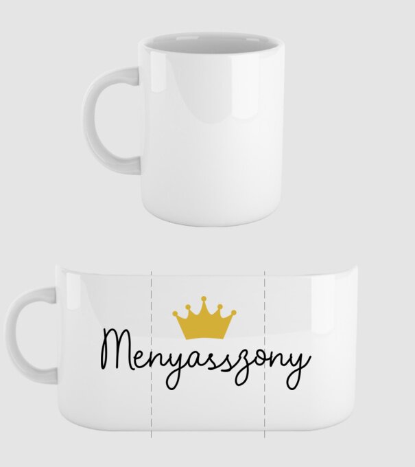 SAO_T080_MenyasszonyCrown minta fehér pólón