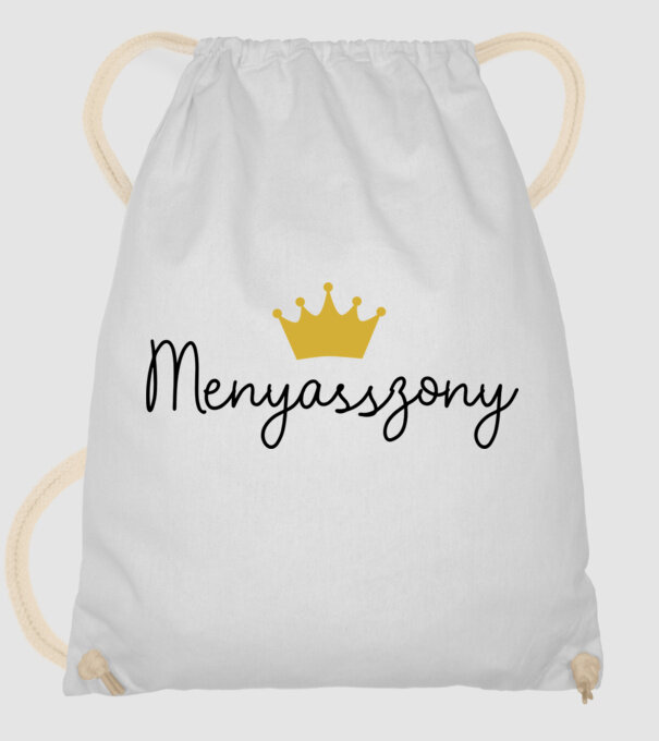 SAO_T080_MenyasszonyCrown minta fehér pólón
