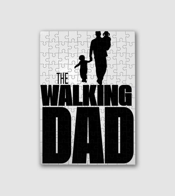 SAO_T137_WalkingDad minta fehér pólón