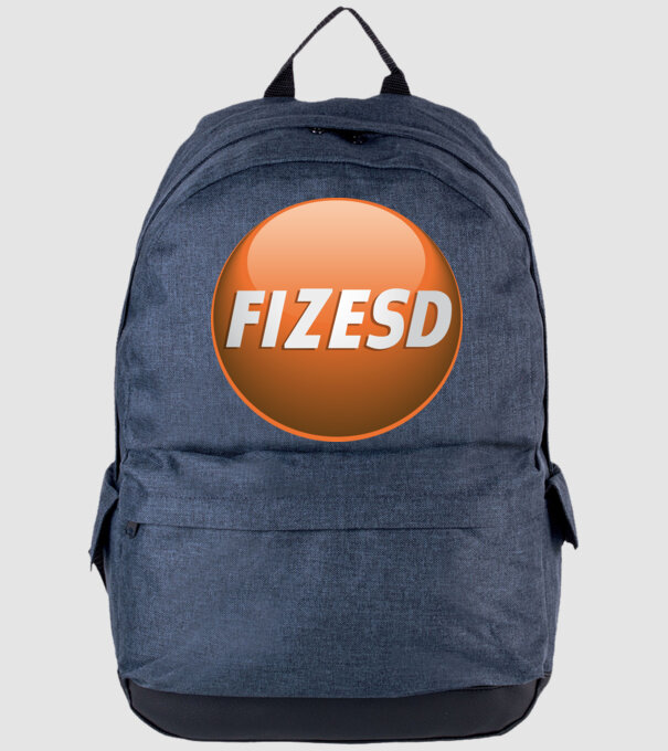 Fizesd minta farmerkék pólón