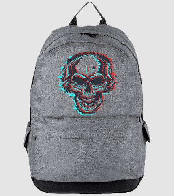 skull minta szürke pólón