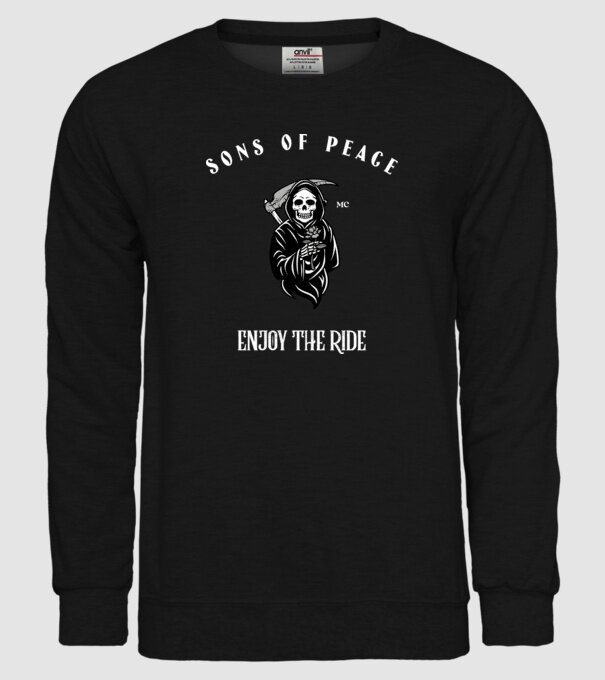 SONS OF PEACE minta fekete pólón