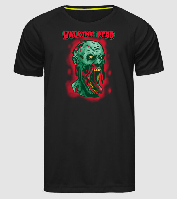 WALKING DEAD minta fekete pólón