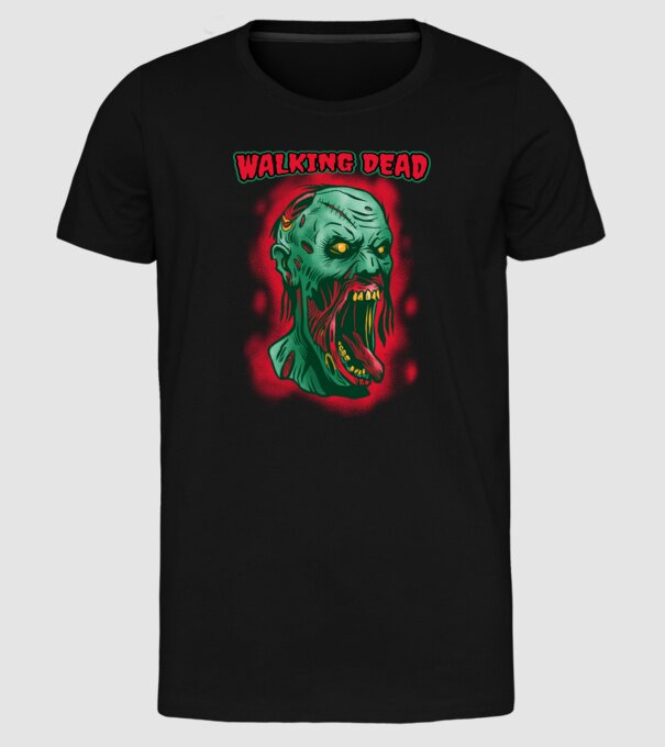 WALKING DEAD minta fekete pólón