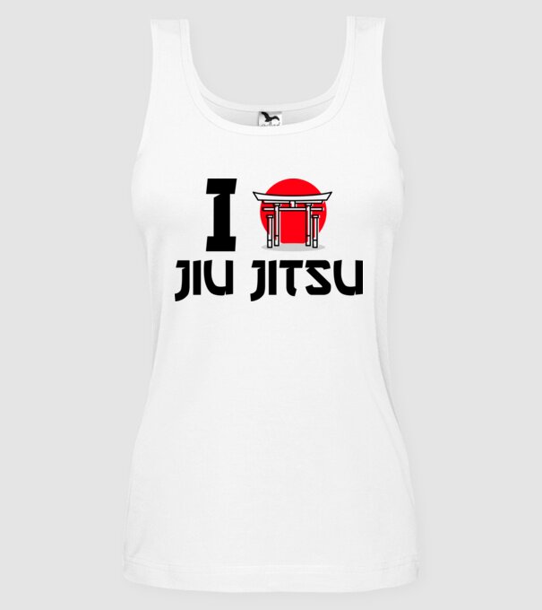 I love Jiu Jitsu minta fehér pólón