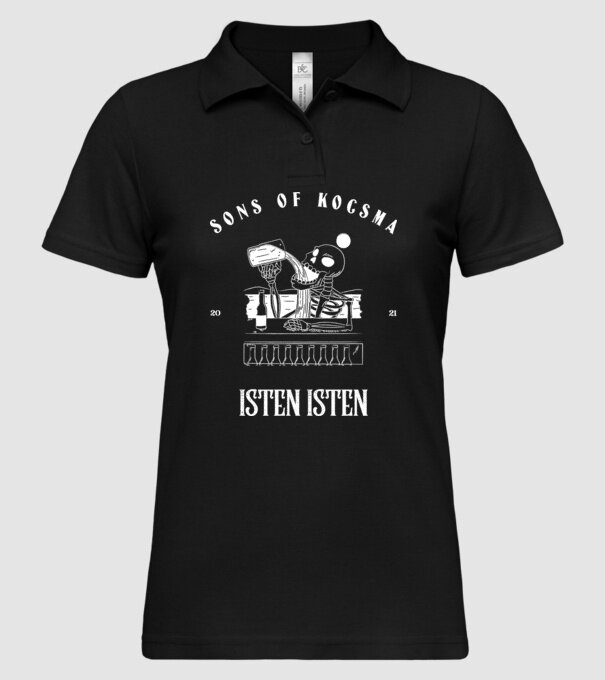 SONS OF KOCSMA minta fekete pólón