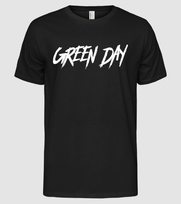 GREEN DAY minta fekete pólón