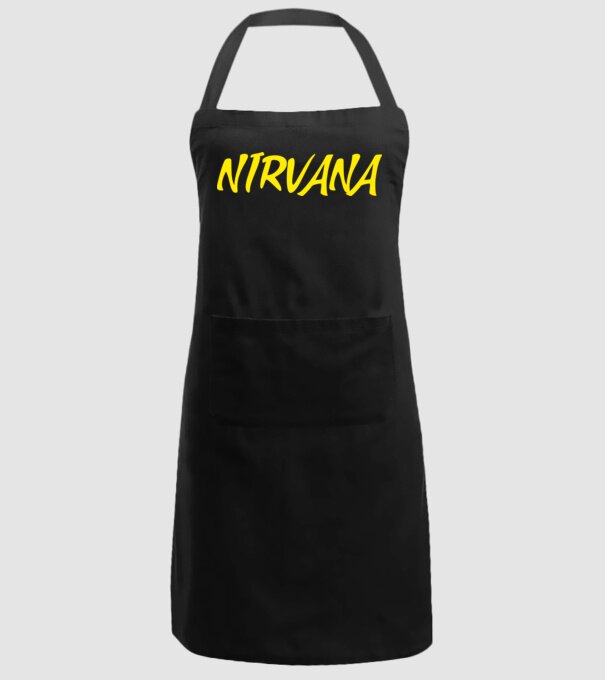 NIRVANA minta fekete pólón