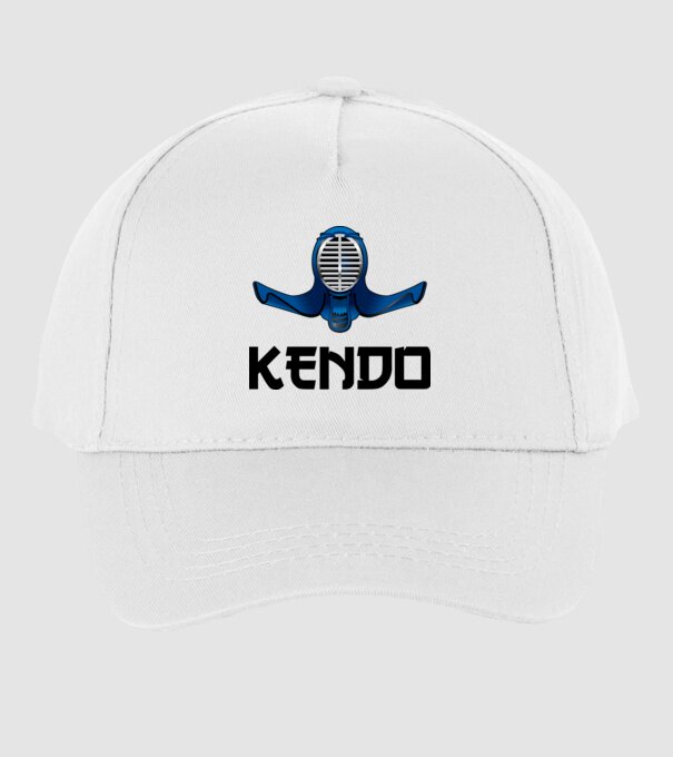 KENDO minta fehér pólón