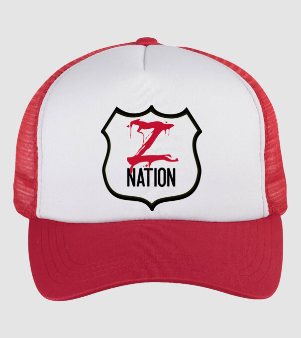 Z NATION minta fehér/piros pólón
