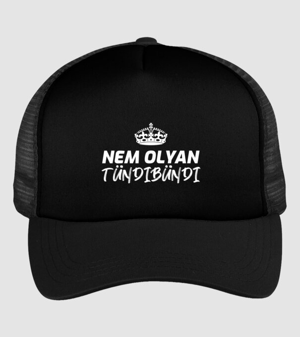 NEM OLYAN TÜNDIBÜNDI minta fekete pólón