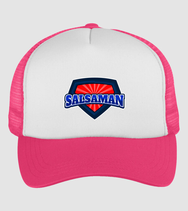 SALSAMAN minta neonpink pólón